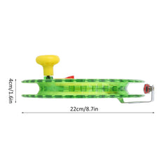 Pissente reel for both sea and freshwater use in green finish.