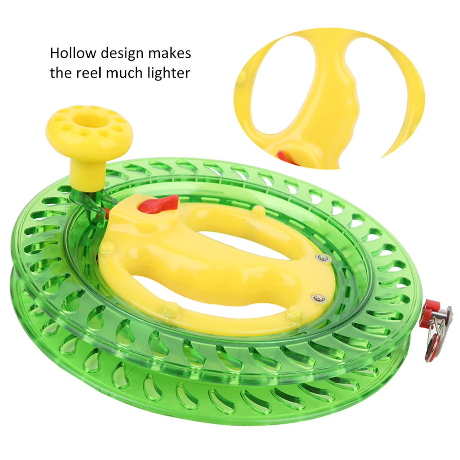 Pissente wire-wrapping reel designed for precise line work and wrap control.