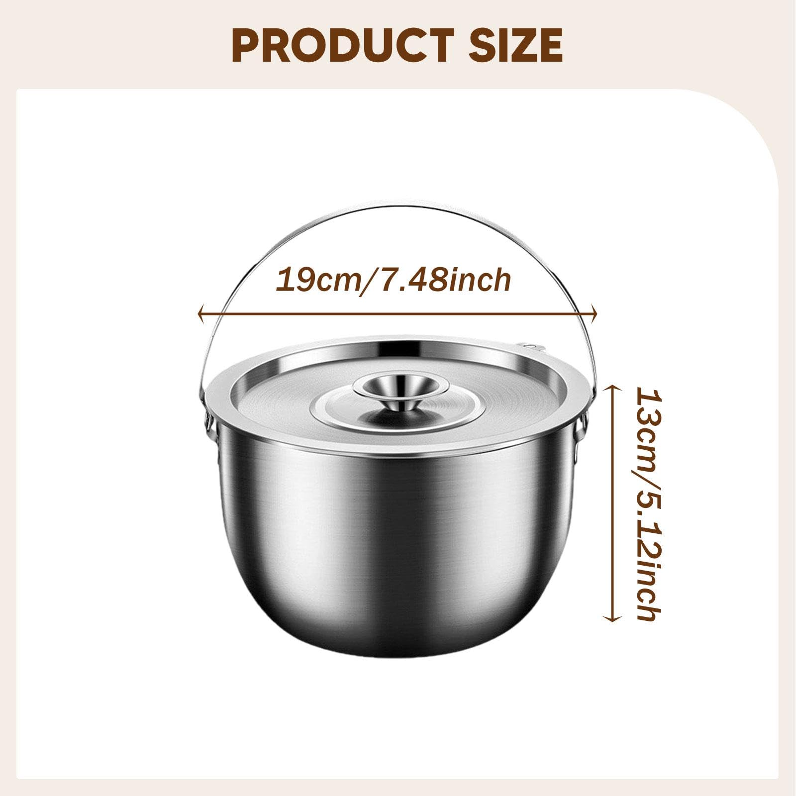 Pistro pot lid protects food from dust and debris during cooking.