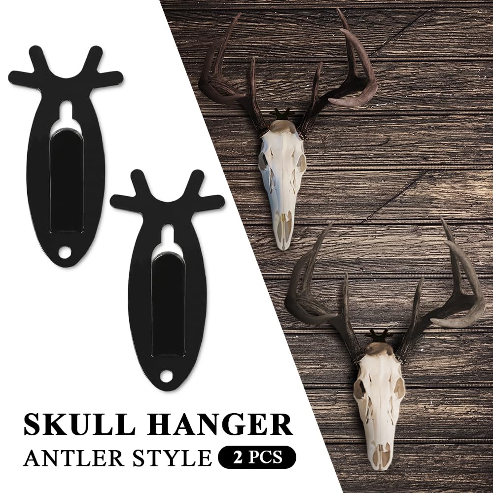PIT66 hanging deer mule antelope bracket adds decorative touch to wall