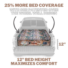 Pittman Outdoors AirBedz built-in pump inflates quickly for easy on-the-go camping sleep