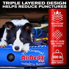 Pittman Outdoors Bronco mattress 2-piece design maximizes storage and flexibility.