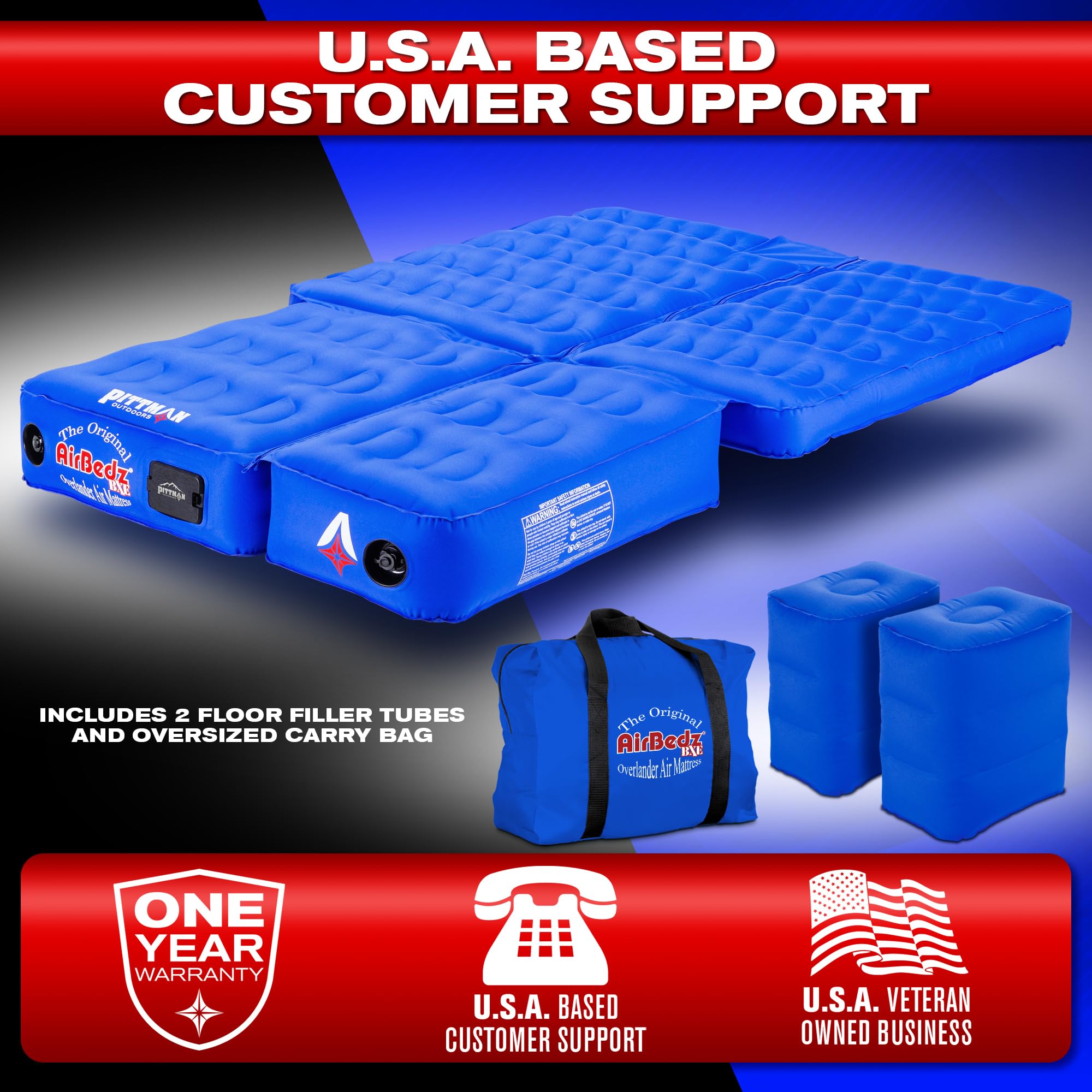 Pittman Outdoors bronco mattress compact storage when packing gear.