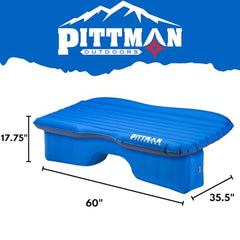 Pittman Outdoors DC pump enables quick inflation for on-the-go setups.