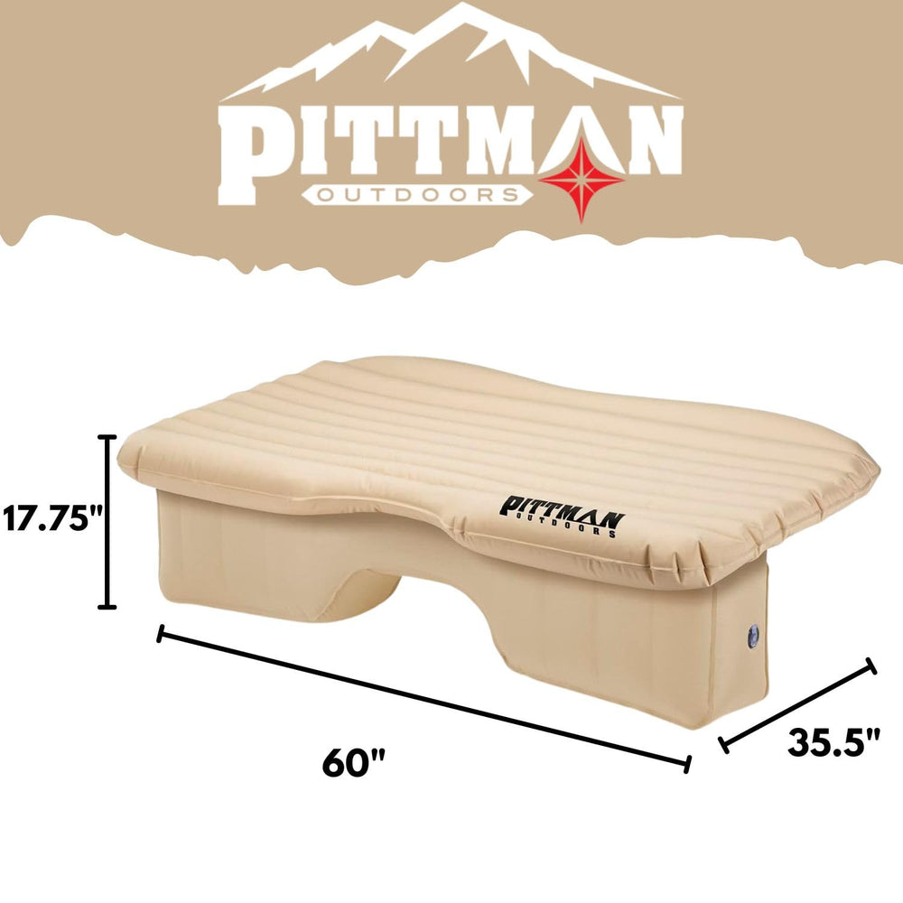 Pittman Outdoors inflator pump and pillow included for quick setup