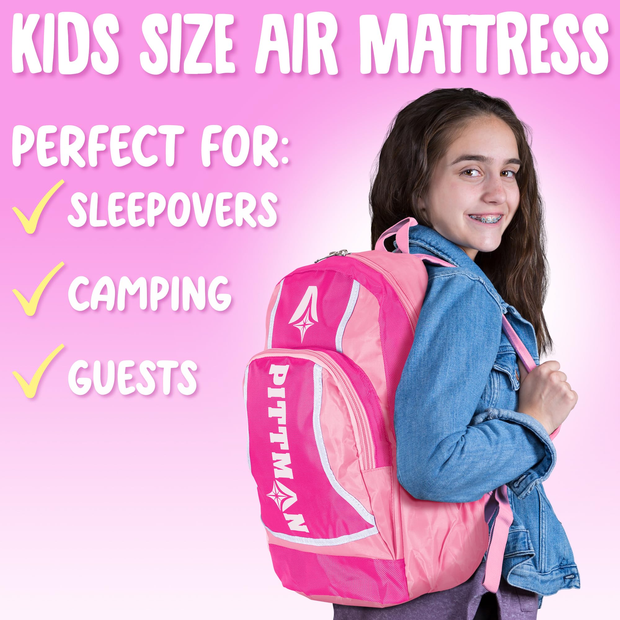 Pittman Outdoors Kidmat Deluxe travel backpack for easy transport