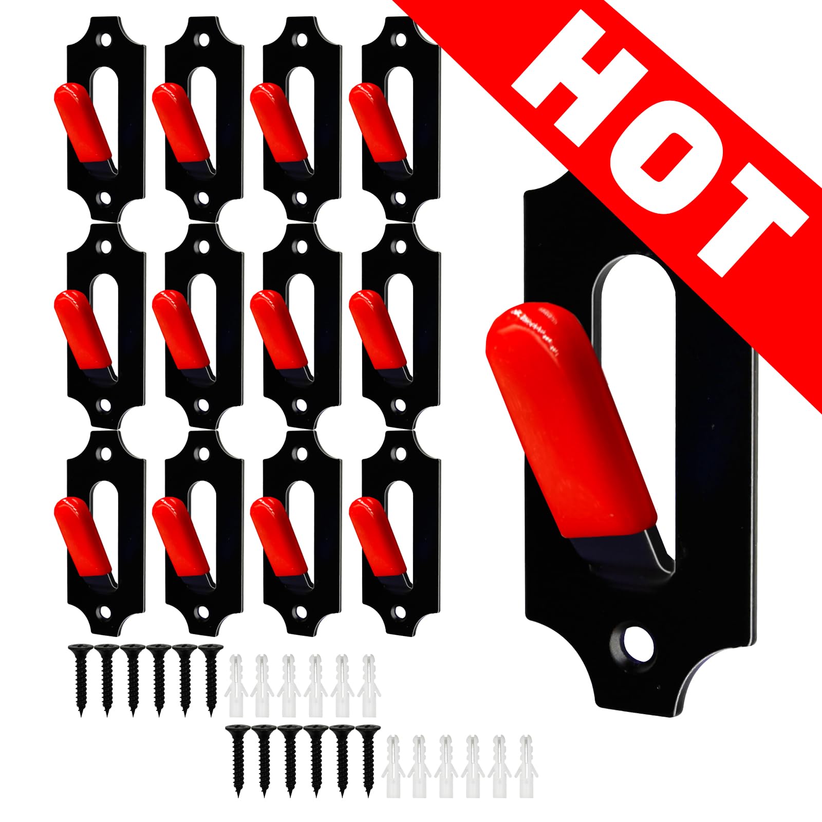 PLAIRC durable iron construction supports indoor and outdoor decor displays.