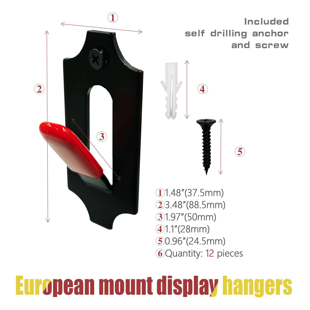 PLAIRC skull hanger concealed hook design hides hardware for seamless skull display.