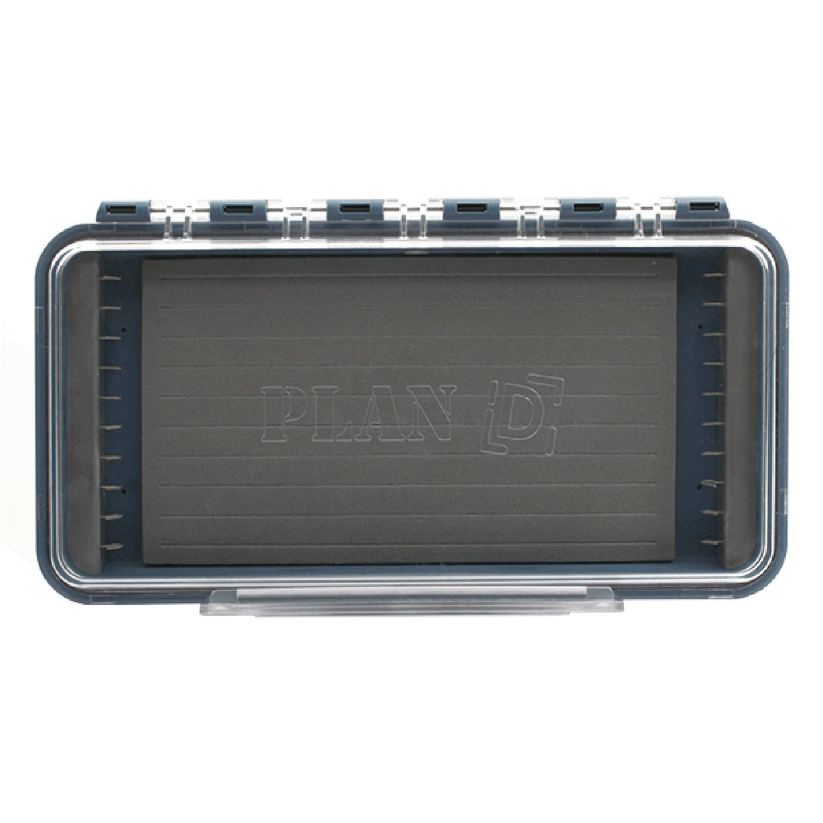 Plan D Pack Fly Box Articulated Plus keeps articulated flies secure and dry in rugged conditions.