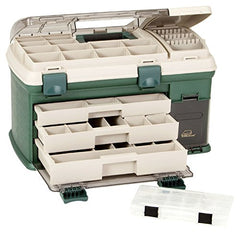 Plano tackle box top-access spinnerbait racks for quick lure access