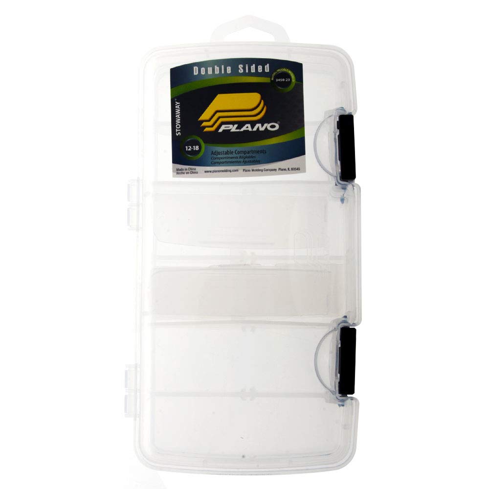 Plano 3450-23 adjustable compartments for versatile tackle and gear organization.