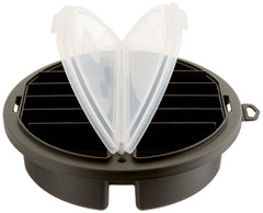Plano bucket topper shows removable bottom and interior access for bulk storage.