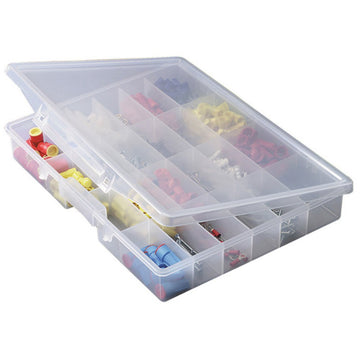 Plano 5324-30 StowAway organizer with transparent lid offers quick access to small parts