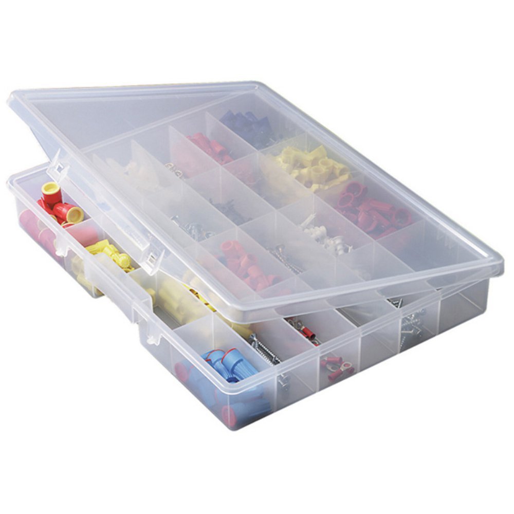 Plano 5324-30 StowAway organizer with transparent lid offers quick access to small parts