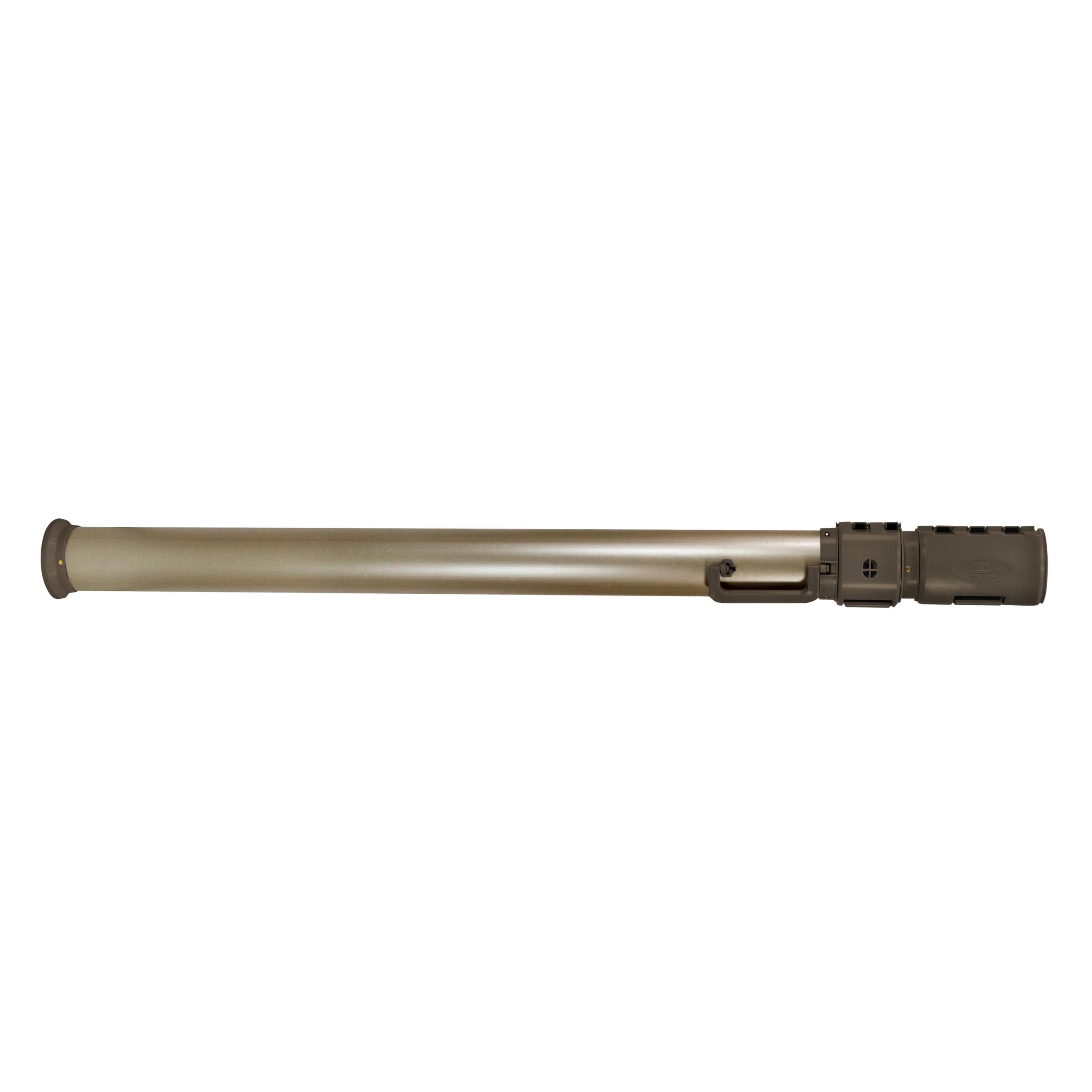 Plano 64-Inch Rod Case front view shows foam padding protecting rod tips during transport