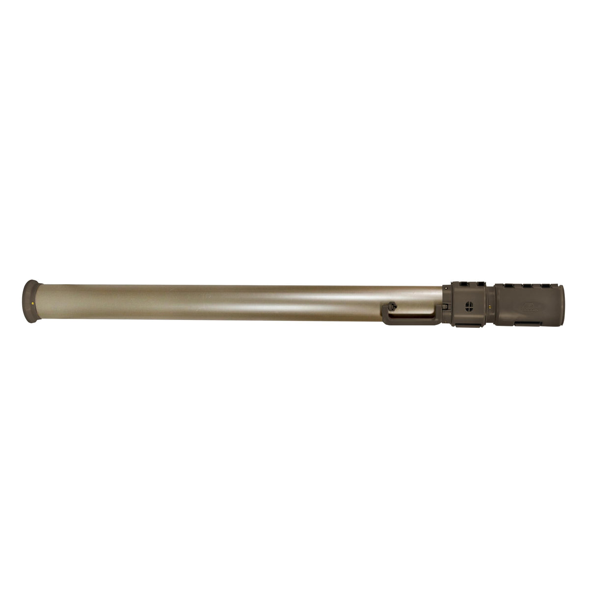 Plano 64-Inch Rod Case front view shows foam padding protecting rod tips during transport
