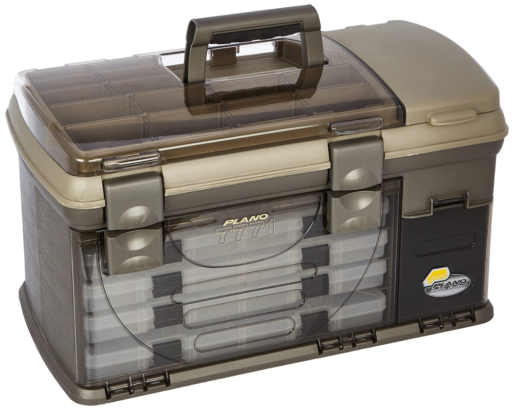 Front view of Plano 7771-01 Guide Series Tackle Box