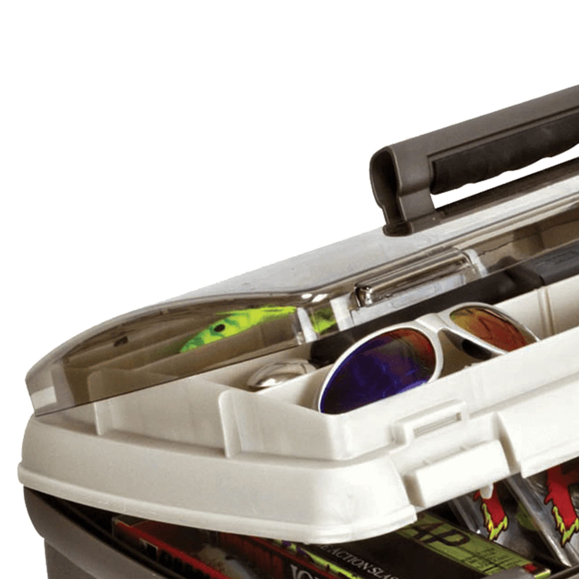 Plano 7771 Guide Series DuraView cover provides quick lure visibility.