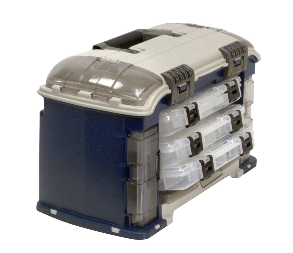 Plano compact storage system for organized tackle during fishing trips