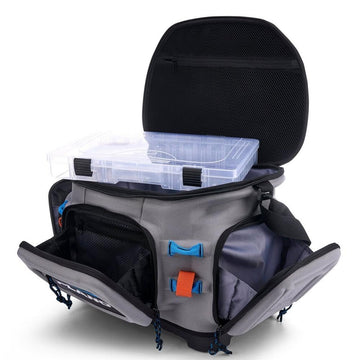 Plano Atlas 3700 in-use setup ready for a fishing trip.