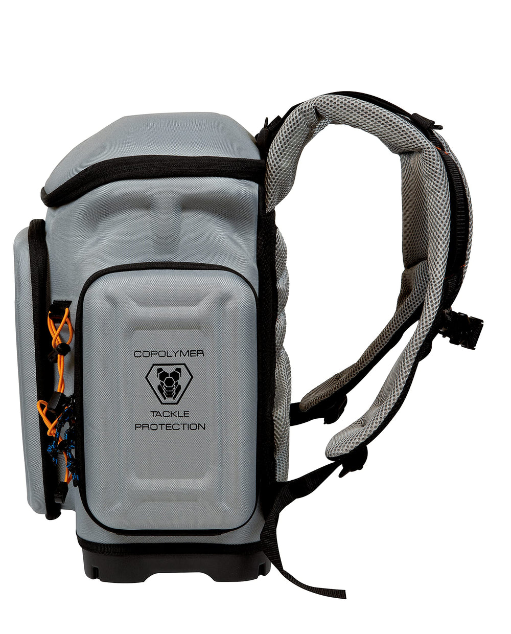 Plano Atlas padded shoulder straps provide comfortable all-day carry