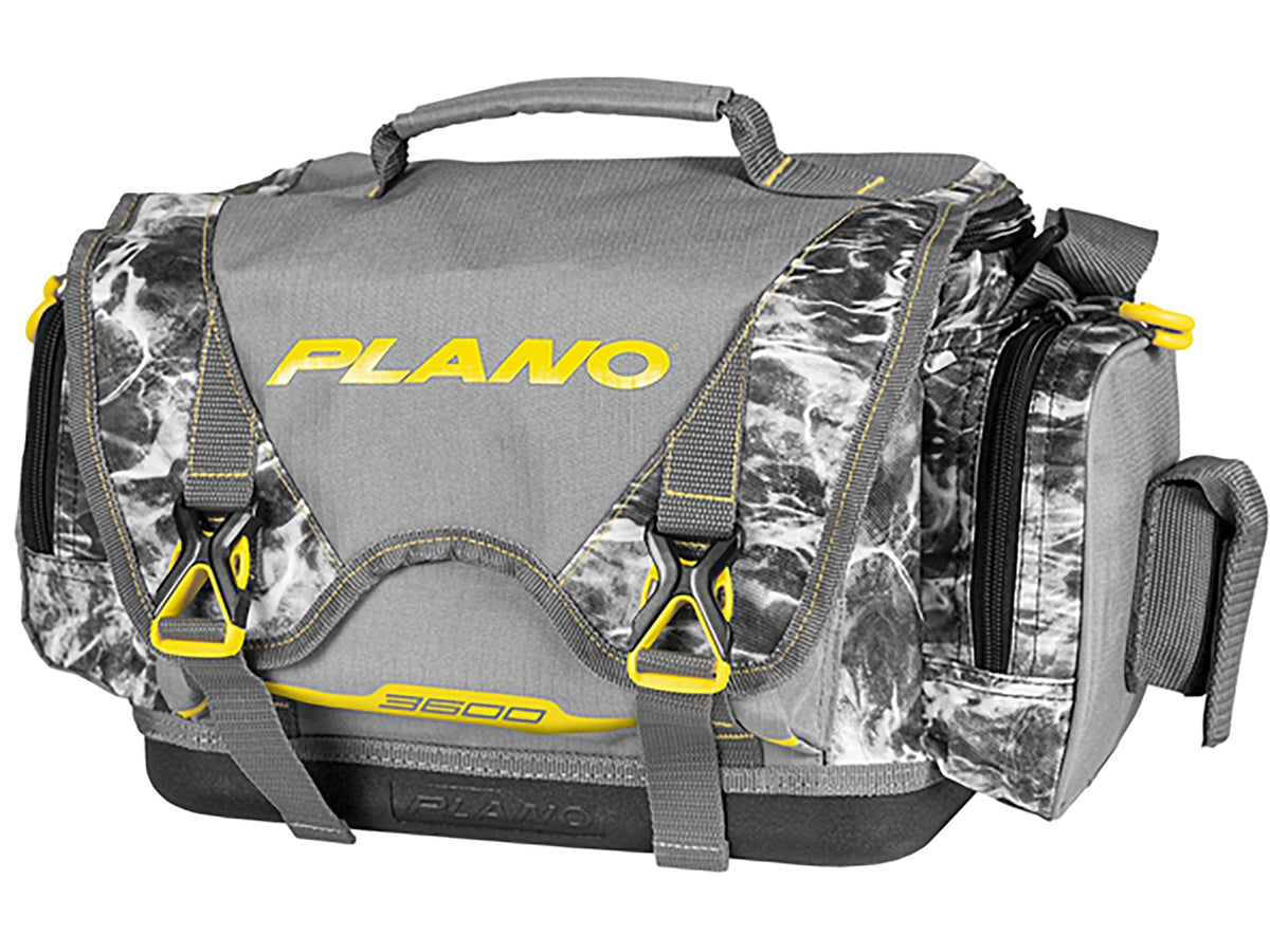Plano B-Series 3600 Mossy Oak Manta front view showing rugged build and camo detail for durability