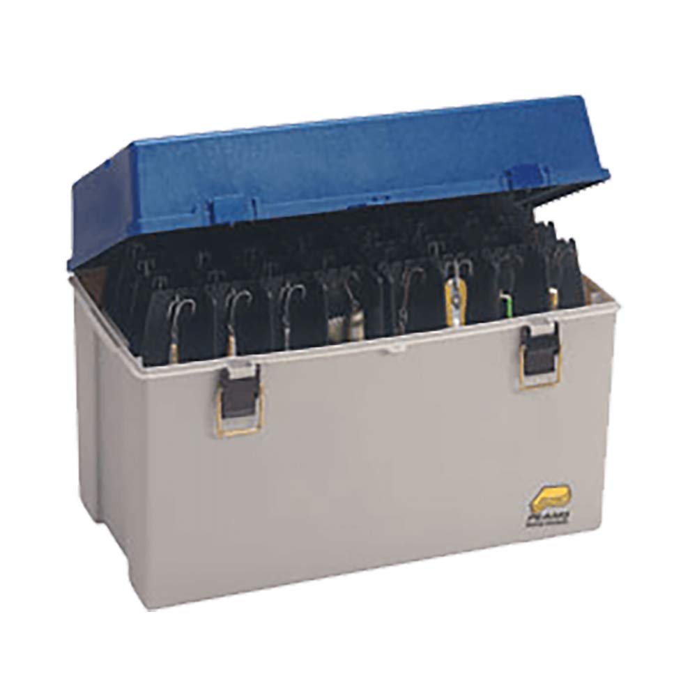Plano Big Game System Tackle Box removable racks adapt for StowAway boxes, expanding storage flexibility.
