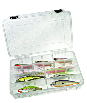 Plano Deep Hydro-Flo 3700 lures organized for fishing trips.