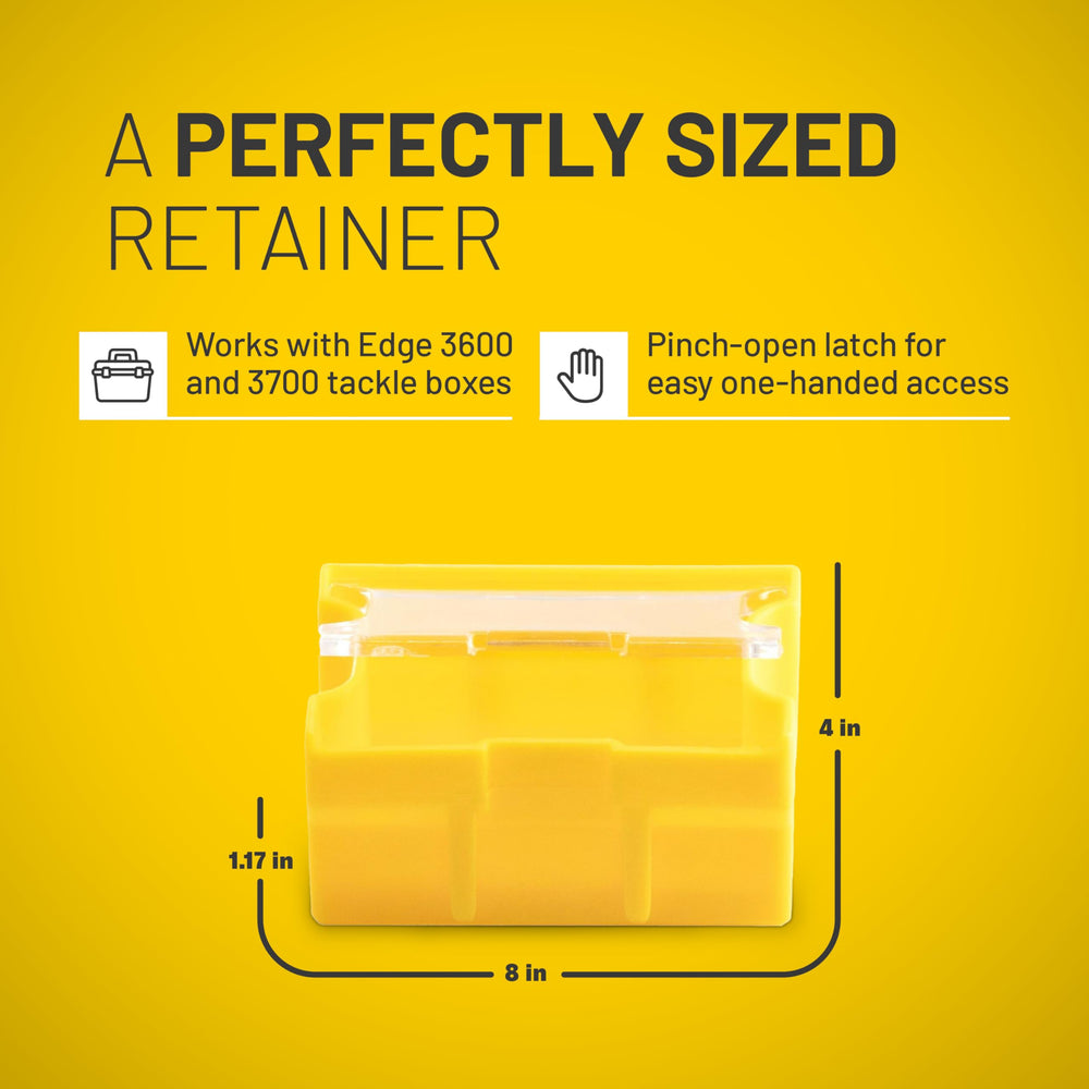 Plano Edge compact dimensions fit neatly inside EDGE storage boxes.