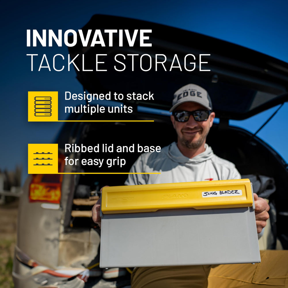 Plano EDGE Frog Bait Box EZ Label improves organization at a glance.