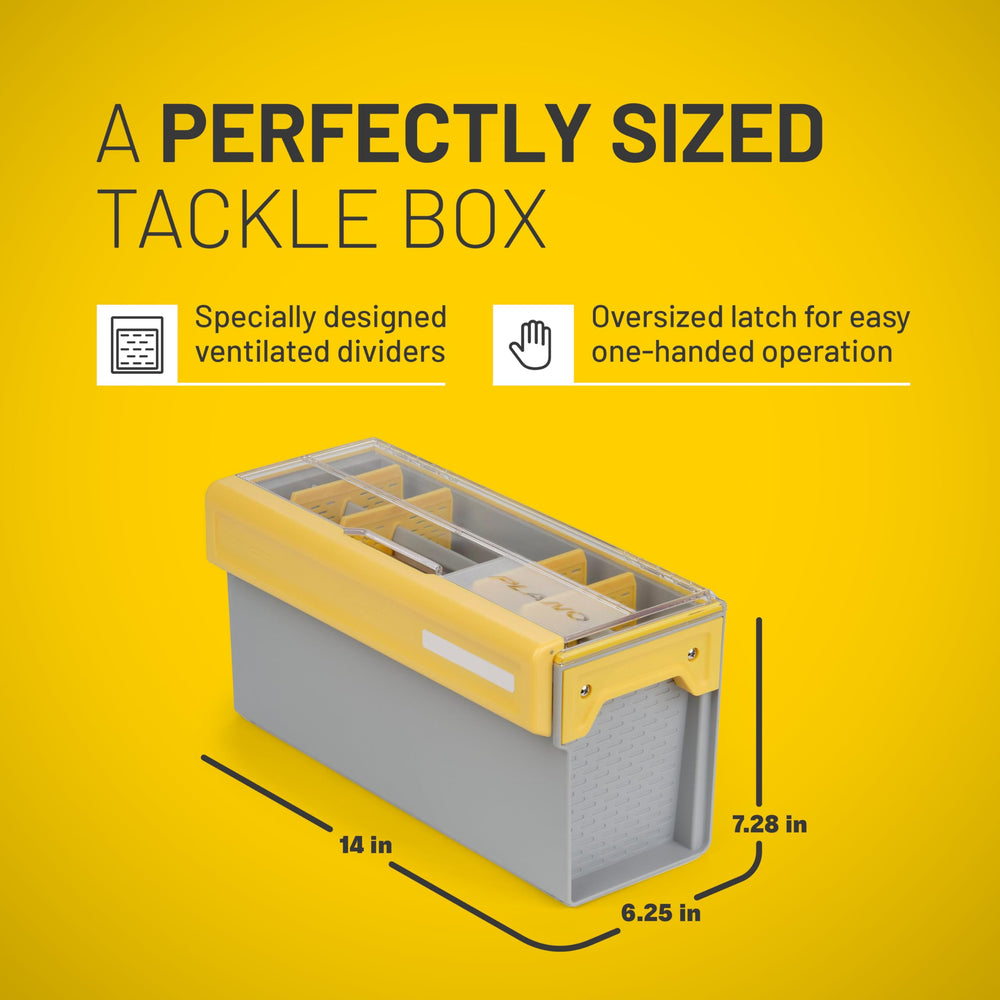 Plano EDGE base highlighting Rustrictor rust protection for long-lasting gear.