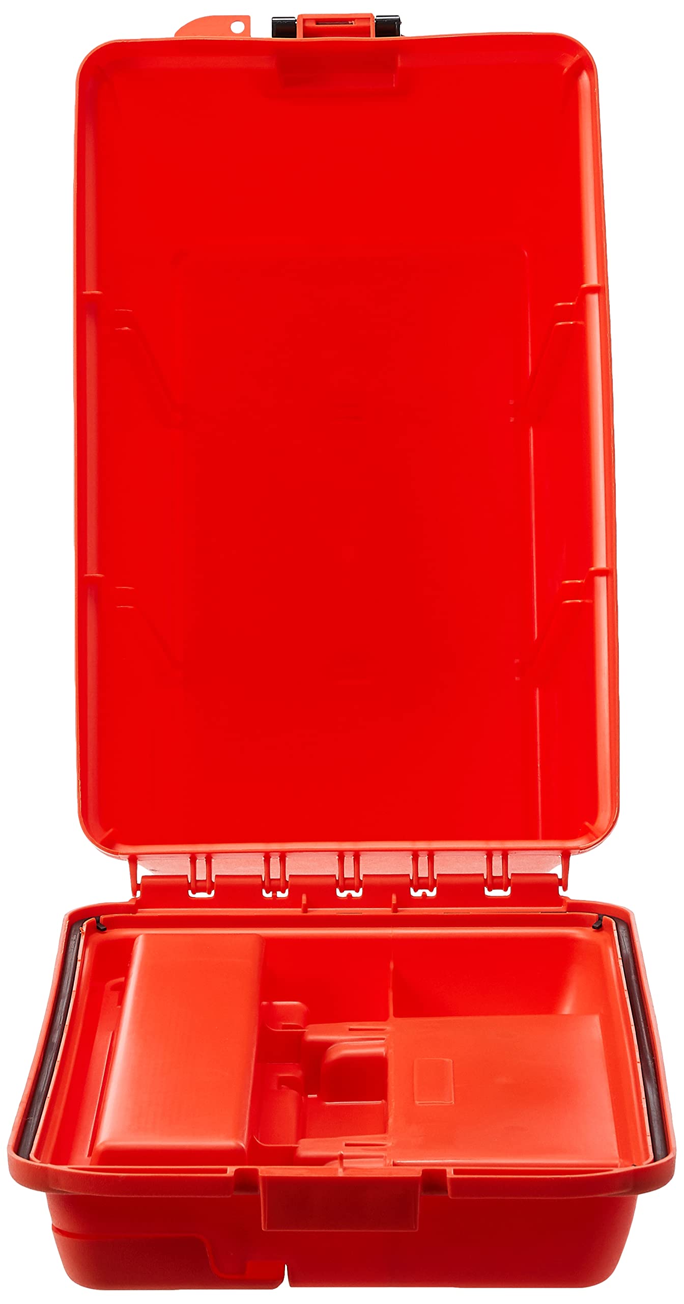 Plano Dry Storage Box Orange - close-up of water-resistant O-ring seal