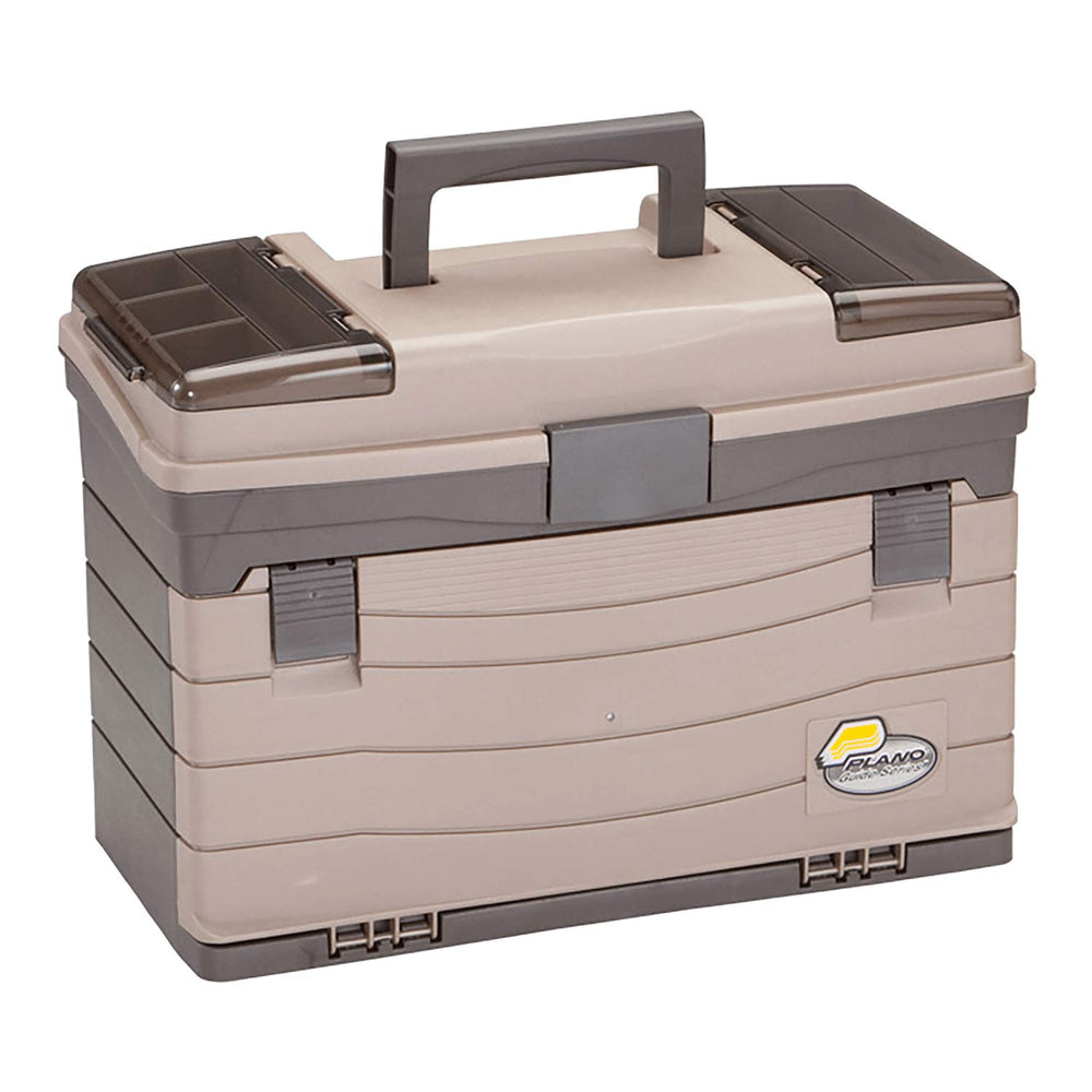 Plano four-drawer tackle system with top-access drawers for quick, organized fishing gear