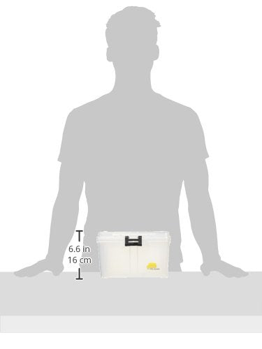 Swivel carry handle on Plano Frabill Hydro-Flo Bait Stowaway for easy carrying.