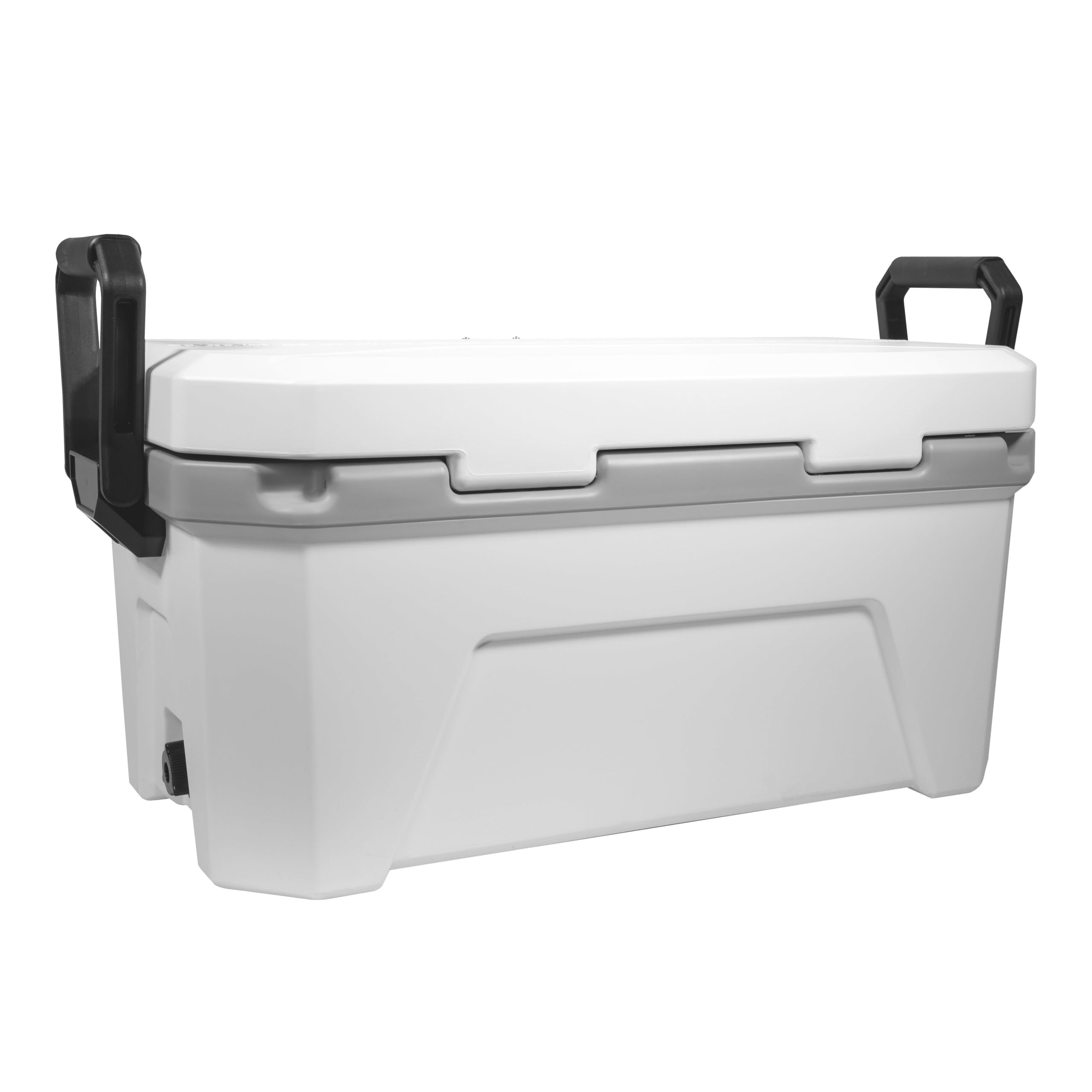 Plano Frost 32-quart cooler in a camping scene with supplies.