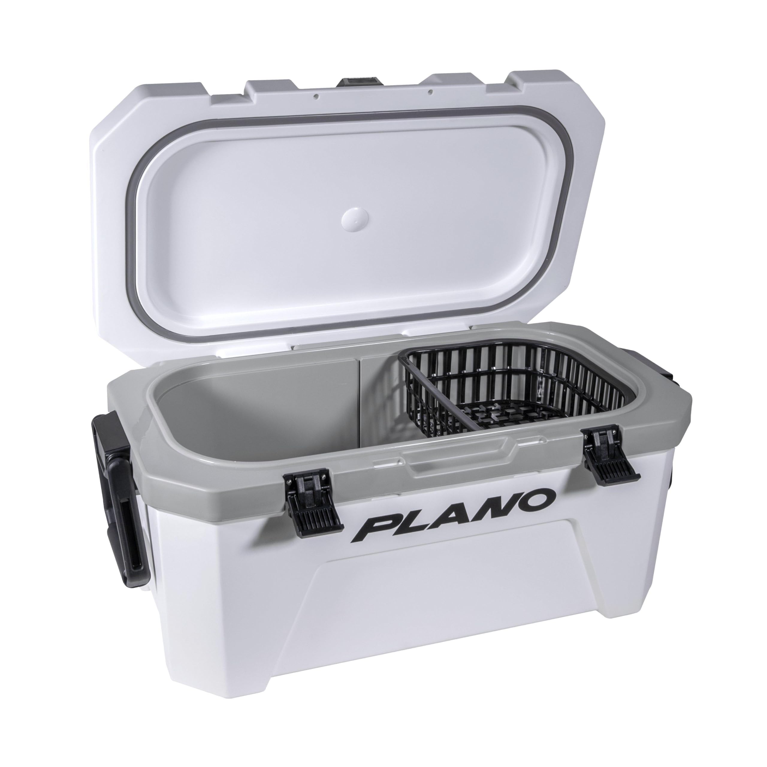 Plano Frost 32-quart cooler with integrated tie-down slots.