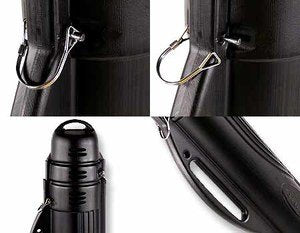 Plano Guide Series Triple Airliner carry handle and latches enable secure, easy transport.