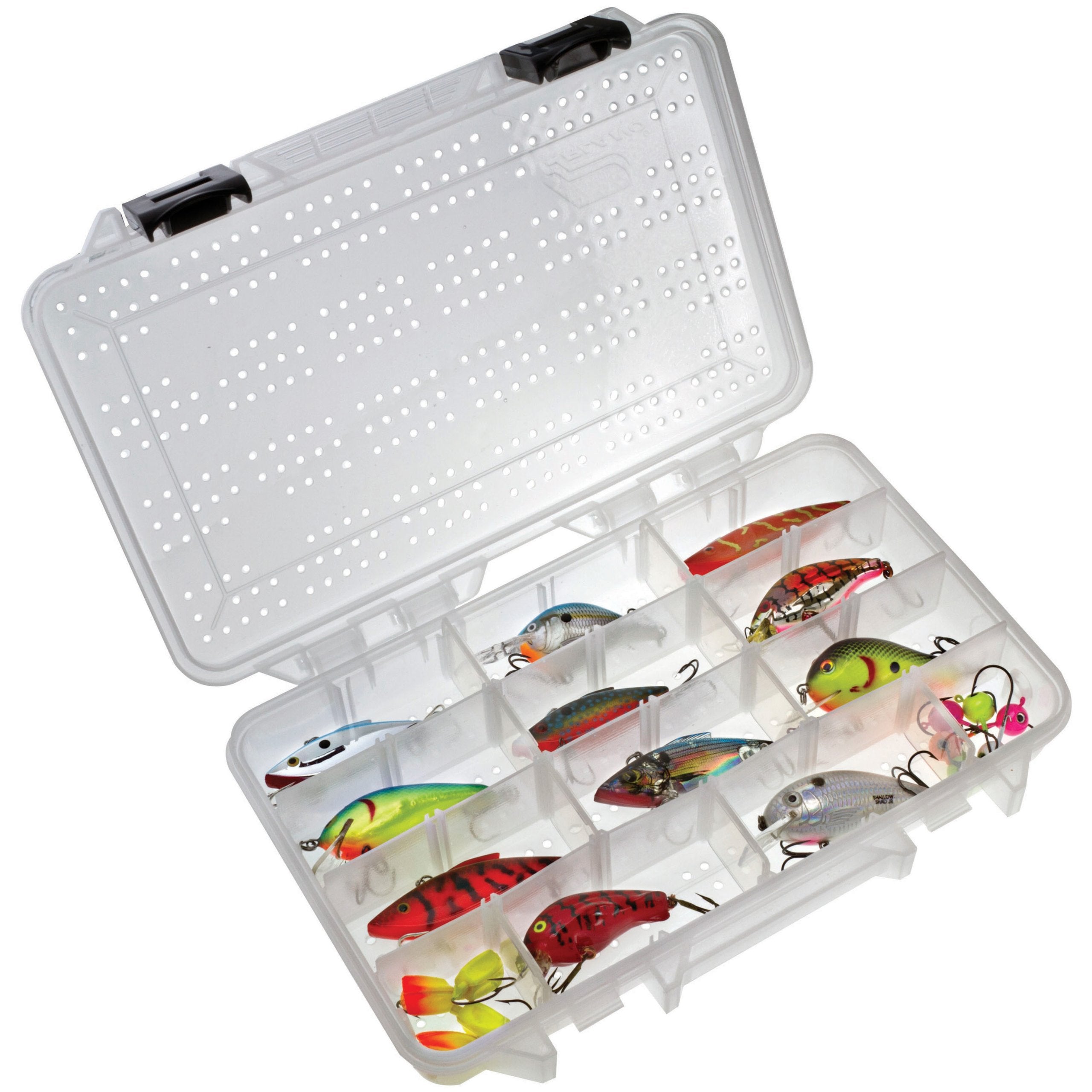 Plano Hydro Flo Box 3700 with organized tackle and quick-dry design.