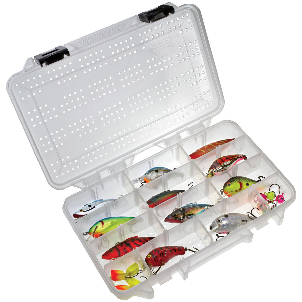 Plano Hydro Flo Box 3700 with organized tackle and quick-dry design.