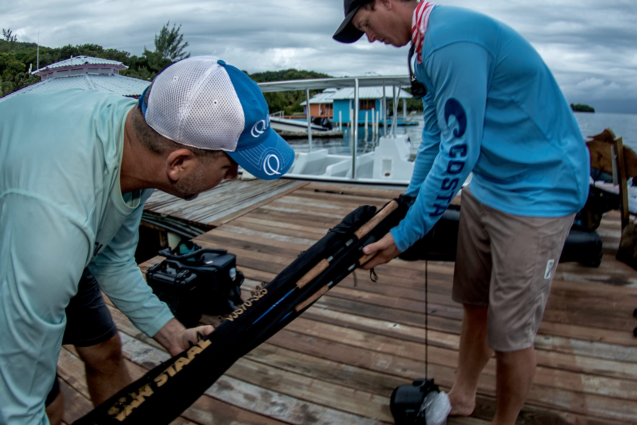 Close-up of water-resistant O-ring seal and locking option on the case
