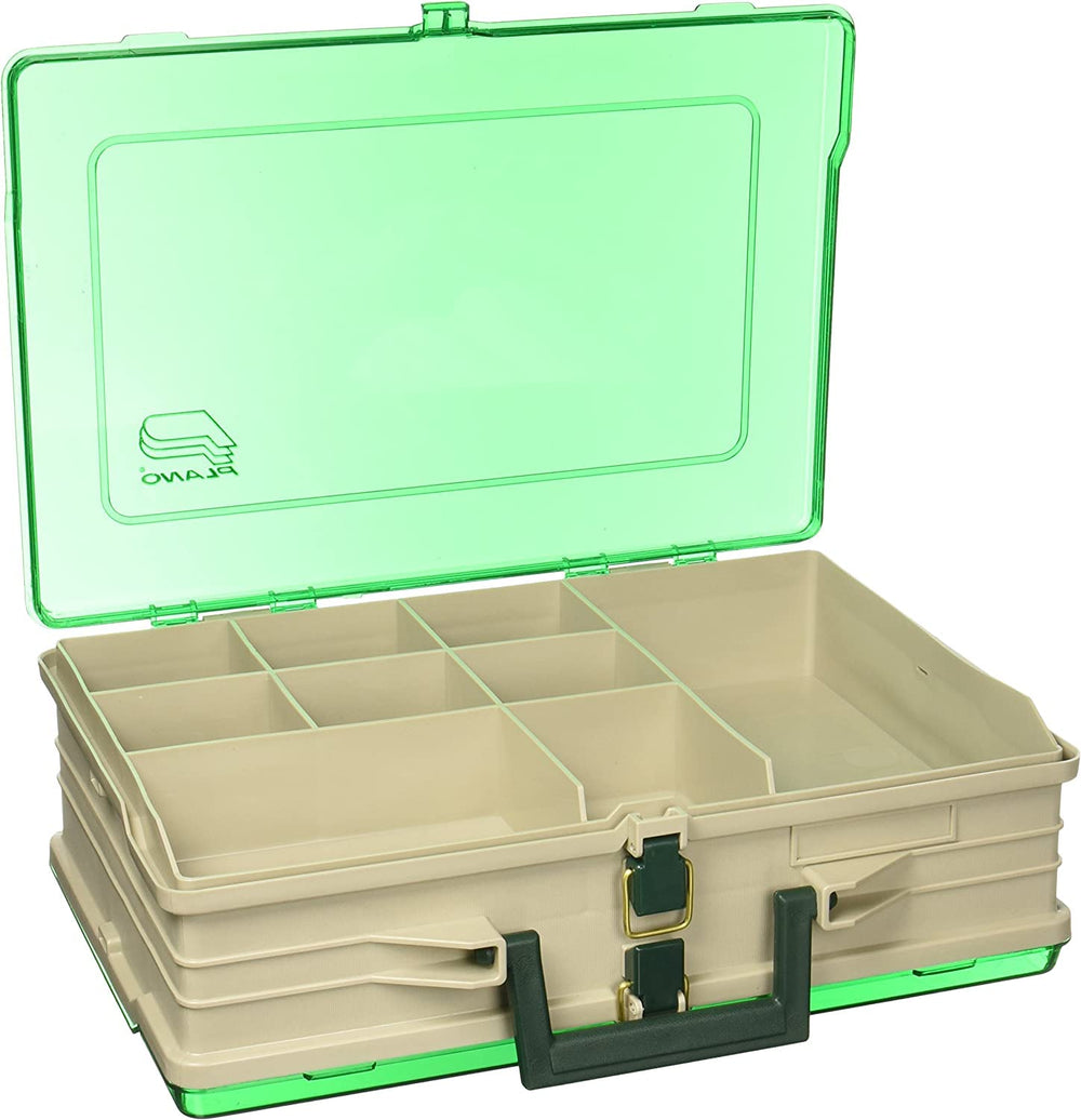 Plano Magnum 19 compartment organizer keeps lures separated and accessible