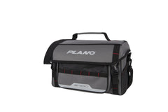 Plano PLAB37120 softsider tackle bag grey front view for organized weekend trips