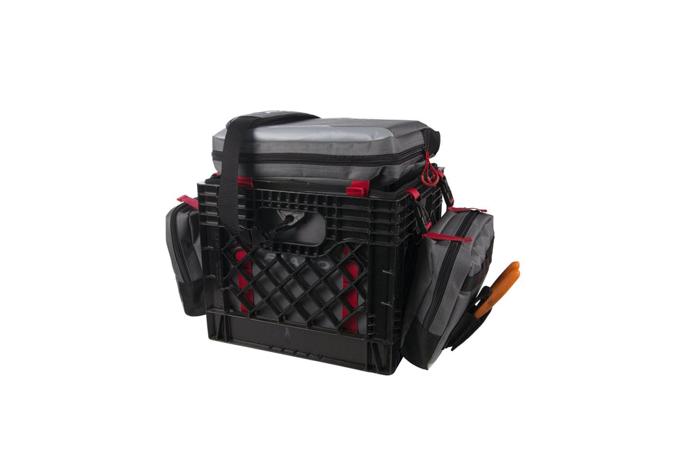 Plano PLAB88140 crate soft bag showing durable water-resistant fabric and sturdy zippers.
