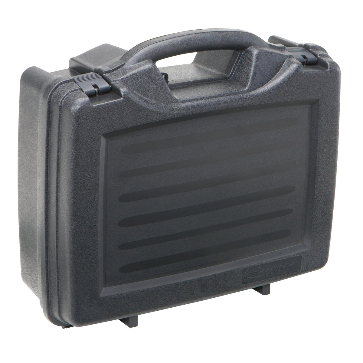 Plano Protector Series Four Pistol Case in black with handle and foam padding