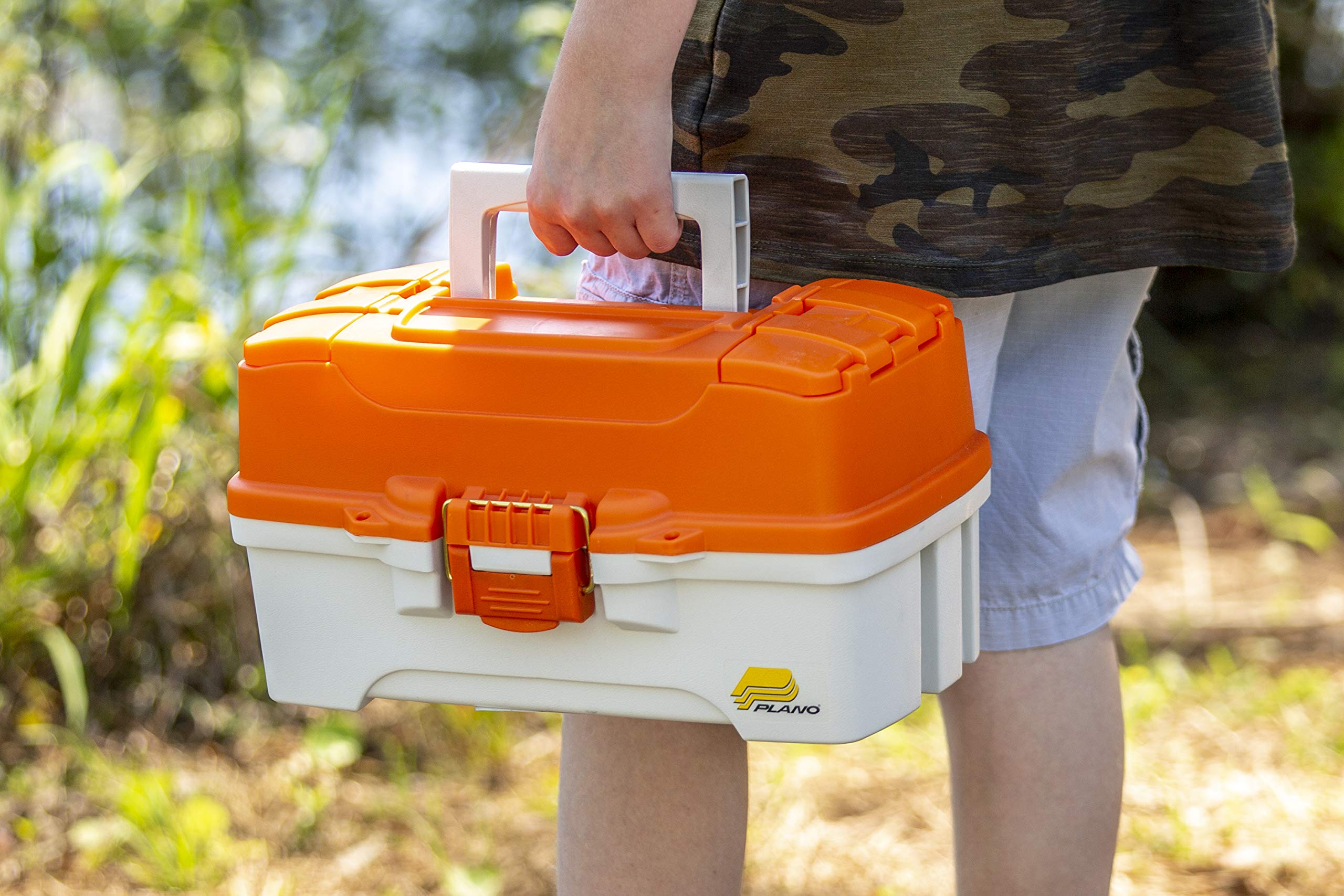Plano Ready-Set-Fish 2-Tray Box showing starter tackle ready for fishing trips.