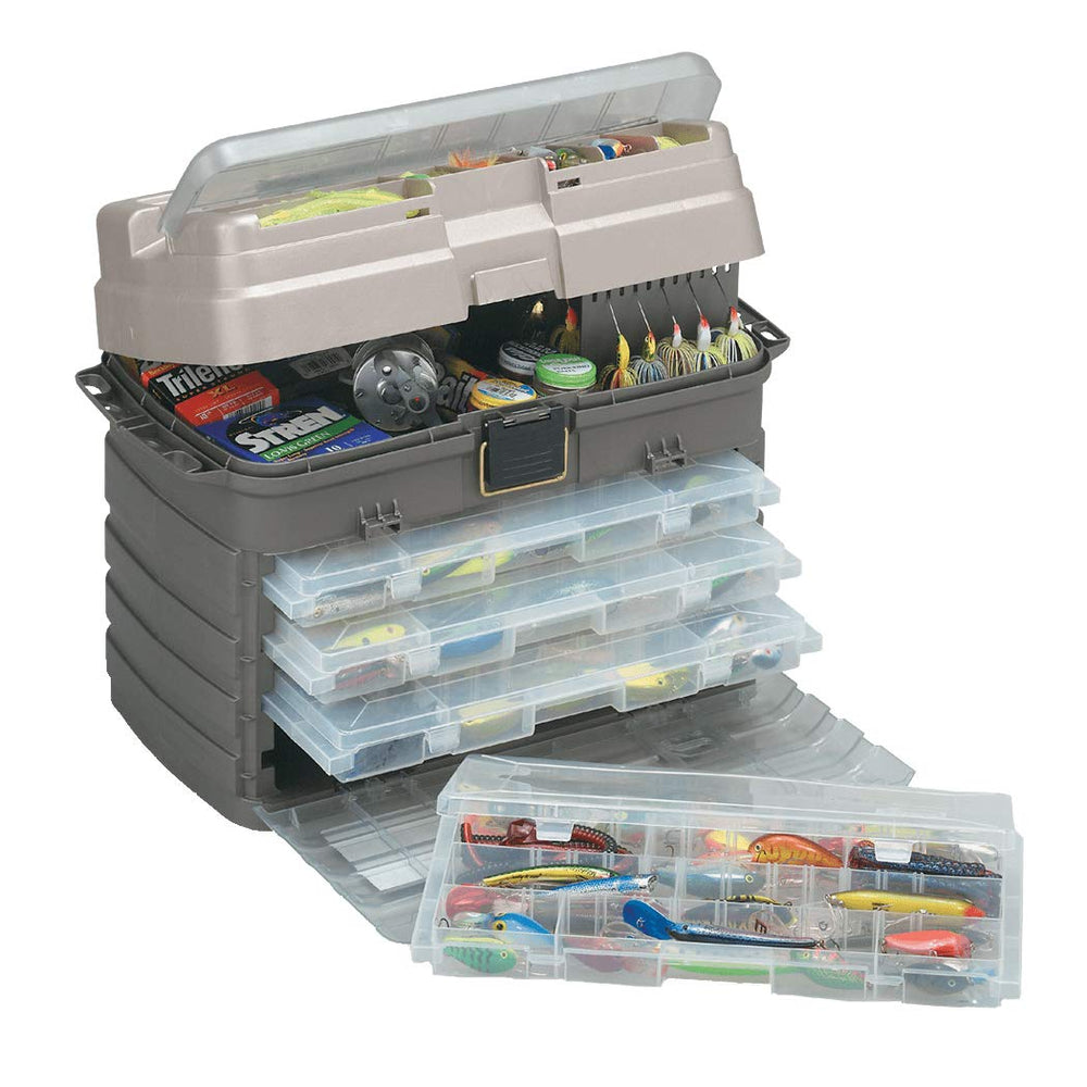 Plano StowAway tackle system with four removable boxes for organized fishing gear
