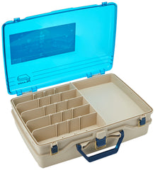 Plano Two Level Satchel two-layer storage keeps gear organized on the go