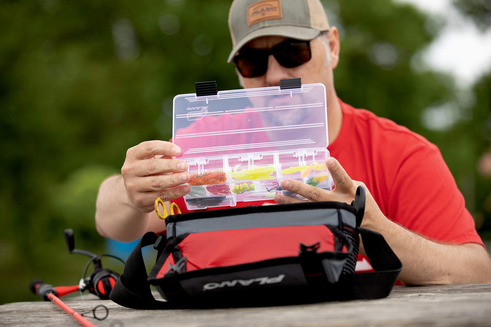 Two Plano Stowaway storage boxes included with Softsider