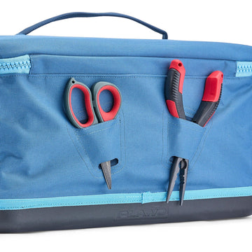 Plano Weekend Series bag in an outdoor fishing setting