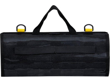 Open Z-Series Lure Wrap displaying six clear tackle compartments